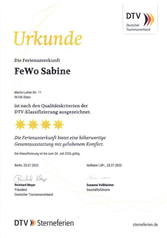 Fewo Sabine Ebern Exterior foto
